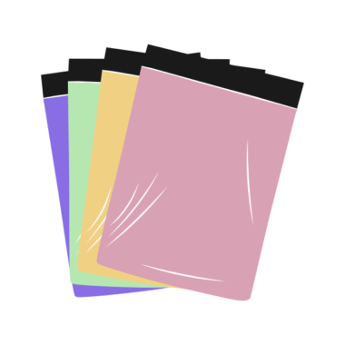 Цветные курьерские пакеты