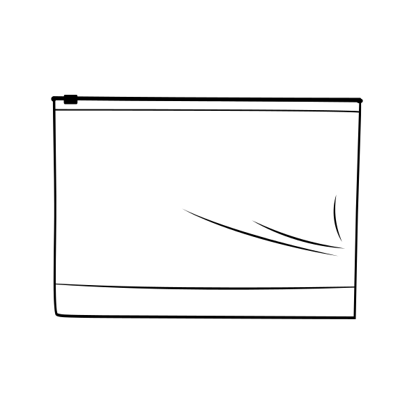 Zip пакеты со слайдером с донной складкой